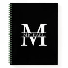 Monogramme et nom élégants personnalisés