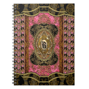 Carnet Monogramme frais élégant d'Evangelinae