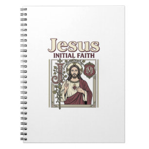 Carnet Monogramme initial de Jésus Foi Monogramme initial