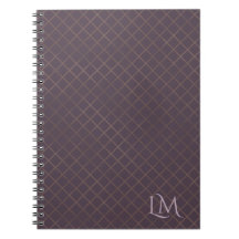 Monogramme Minimaliste Or Et Taupe Berry 