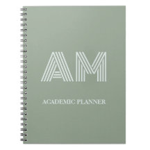 Monogramme Minimaliste Vert Thé Sage