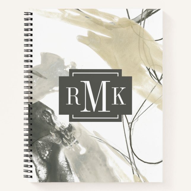 Carnet Monogramme | Momentum monochrome (Devant)