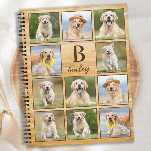 Carnet Monogramme photo de Chien de Chien de Chien de Chi