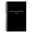 Monogramme Professionnel Minimaliste Noir