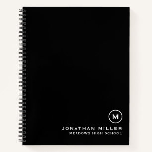 Carnet Monogramme scolaire