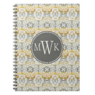 Carnet Monogramme   Tapestry Rosette II
