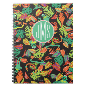 Carnet Monogramme Tropical Kermit & Motif animal