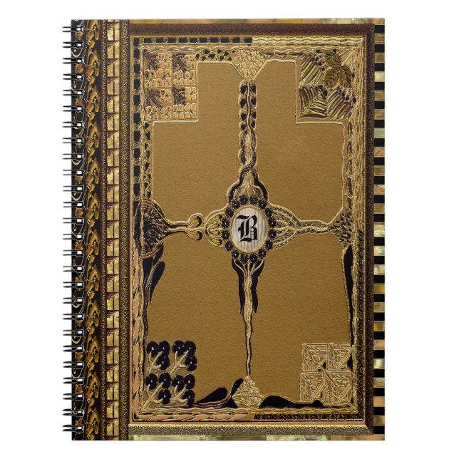 Carnet Monogramme victorien de Marilayne Latoire Goth (Devant)