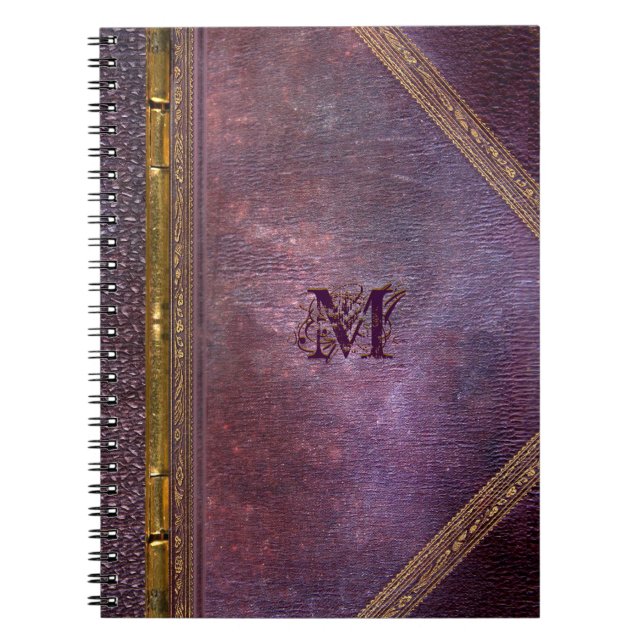 Carnet Monogramme victorien de Sanscartier (Devant)