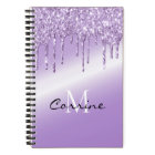 Monogramme Violet violet Parties scintillant de sé