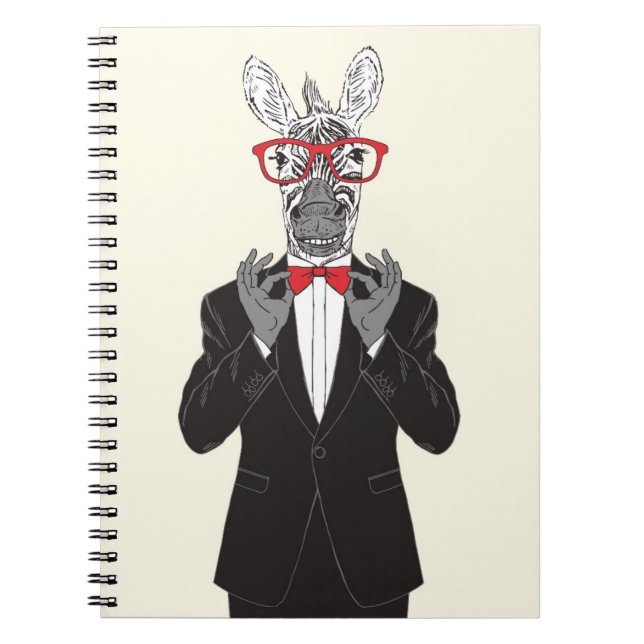 Carnet Monsieur de zèbre (Devant)