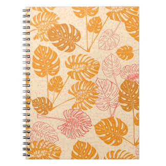 Carnet Monstera feuilles : la silhouette tropicale sans s