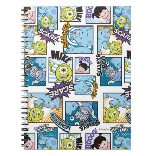 Carnet Monsters, Inc.   Motif de bande dessinée Mania