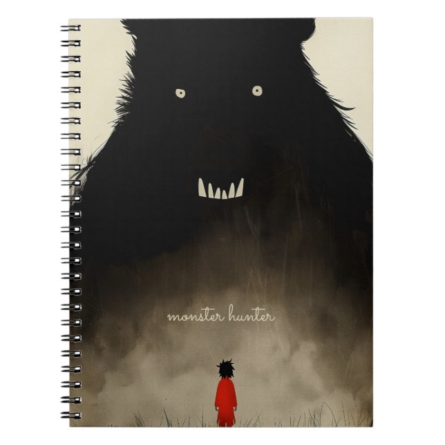 Carnet Monstre et l'enfant (Devant)
