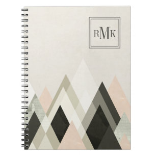 Carnet Montagnes du monogramme au delà des montagnes