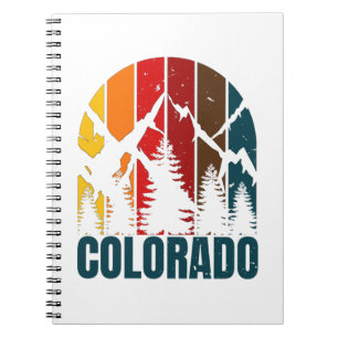 Carnet Monts du Colorado Rétro