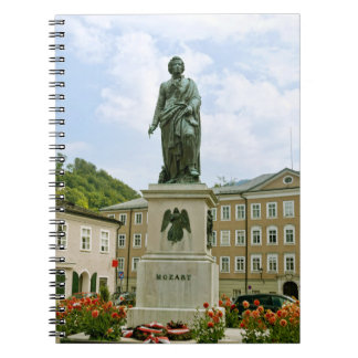 Carnet Monument Mozart à Salzbourg, Autriche