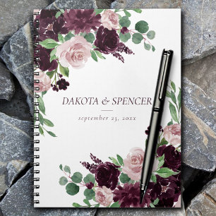 Carnet Moody Passion   Mariage floral violet foncé