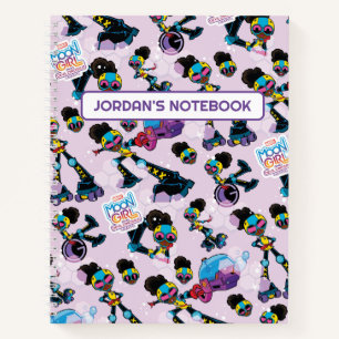 Carnet Moon fille caractère Pose Motif