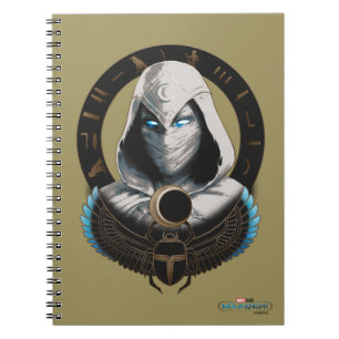Carnet Moon Knight Egyptien Scarab Graphisme
