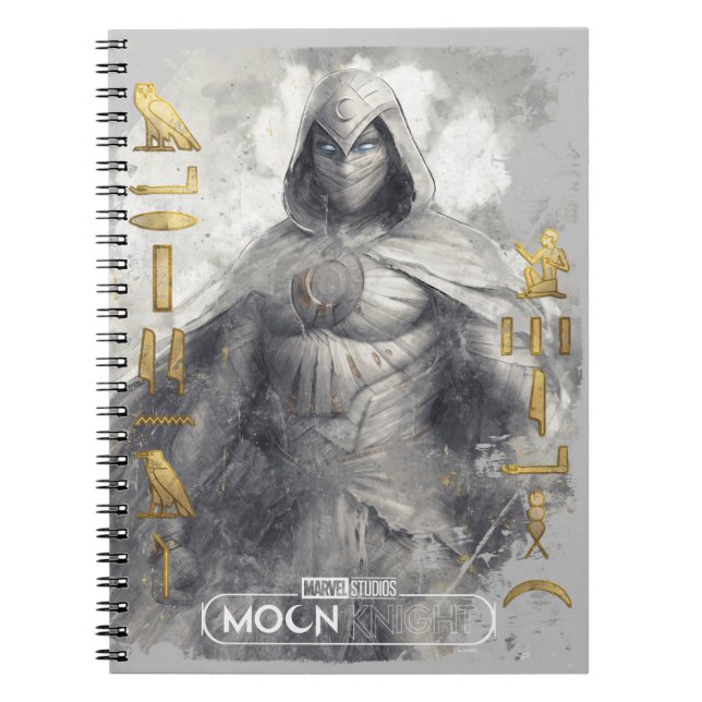 Carnet Moon Knight Hiéroglyphic Graphic (Devant)