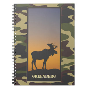Carnet Moose et Camo Spiral