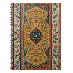 Carnet Moquette Perse antique Design élégant