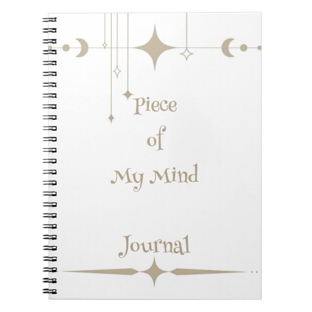 Carnet Morceau de mon esprit (Devant)