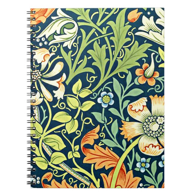 Carnet Morris - Compton, célèbre motif, (Devant)