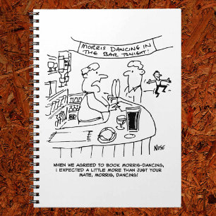 Carnet Morris Dancing in Pub. Danse Morris traditionnelle