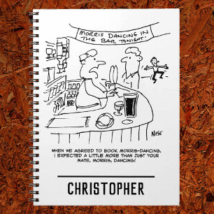 Carnet Morris Dancing in Pub. Danse Morris traditionnelle