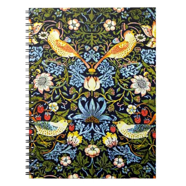 Carnet Morris - Strawberry Thief, (Devant)