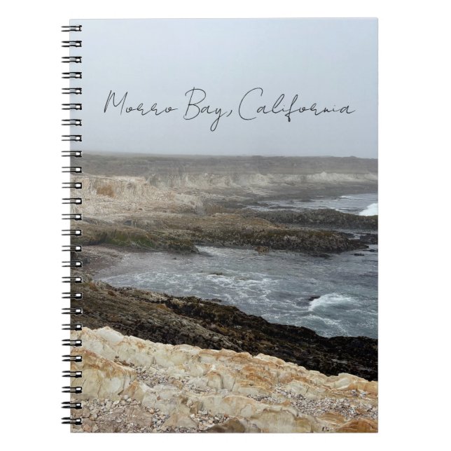 Carnet Morro Bay California Ocean Cliffs Photography (Devant)