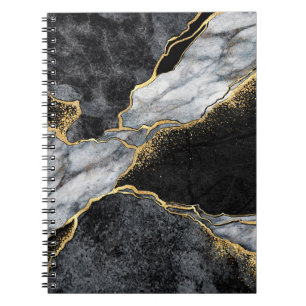 Carnet mosaïque abstraite arrière - plan, marbre noir et