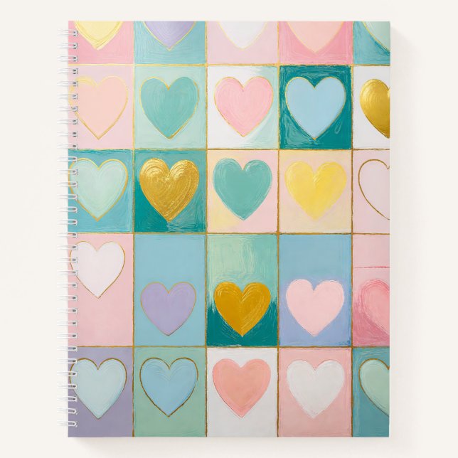 Carnet Mosaïque d'affection (Devant)