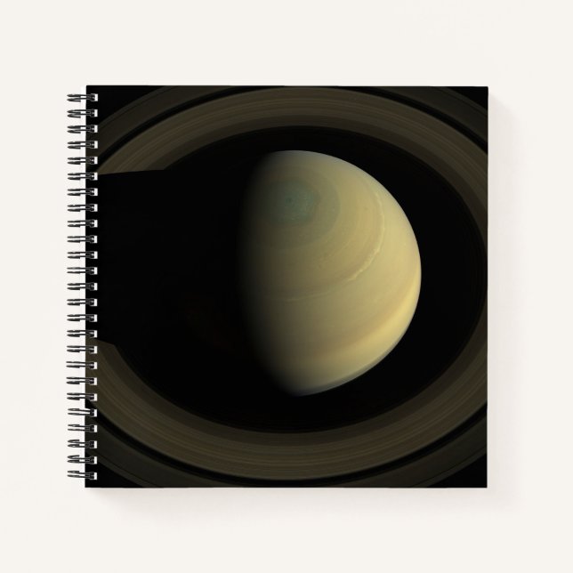 Carnet Mosaïque De La Planète Saturne Et Ses Principaux A (Devant)