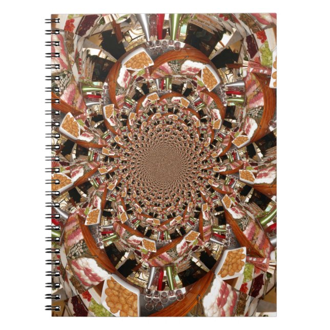 Carnet Mosaïque de sushis Brown (Devant)