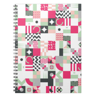Carnet Mosaïque géométrique contemporaine sans couture mo