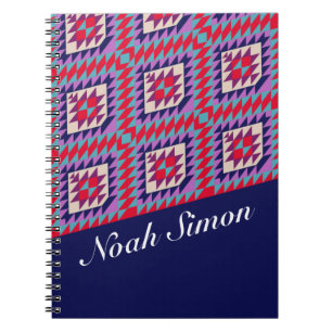 Carnet Mosaïque sans soudure de Bohême motif coloré