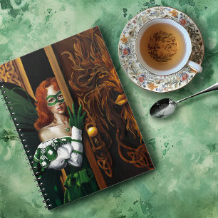 Carnet Mot de passe secret de fée celtique verte mystique