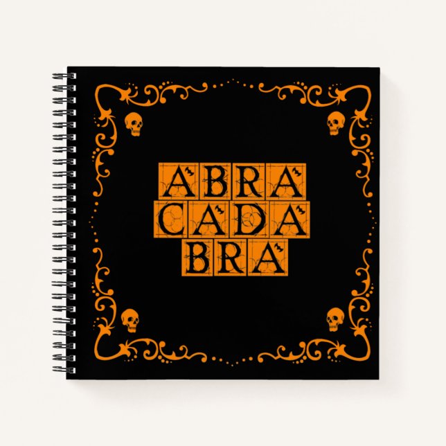 Carnet Mot magique Abracadabra (Devant)