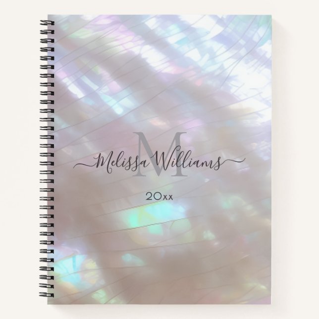 Carnet Mother-of-pearl  Monogram Shimmering (Devant)