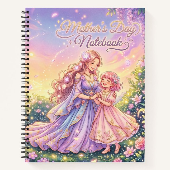 Carnet Mother’s Day Floral Spiral Notebook (Devant)