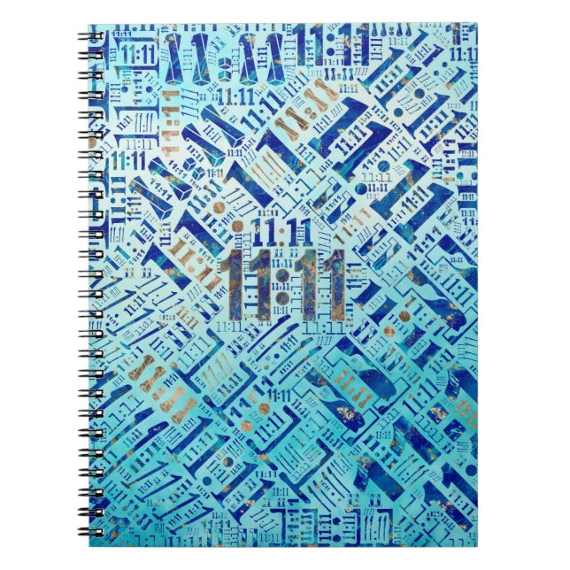 Carnet Motif #1 du Numerology onze onze (Devant)