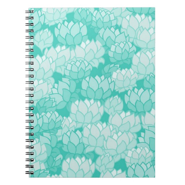 Carnet Motif 2 de Lotus (Devant)