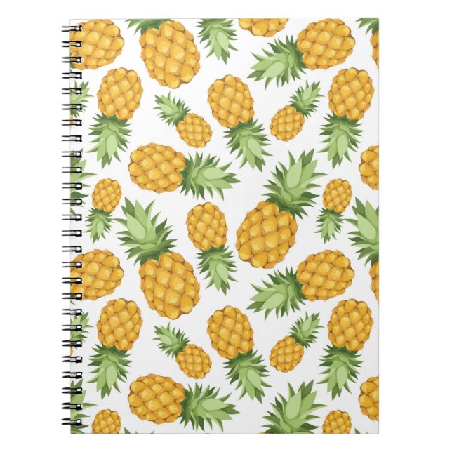 Carnet Motif à ananas (Devant)