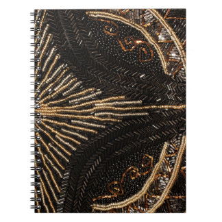 Carnet Motif à perles complexes pour l'aspect Vintage