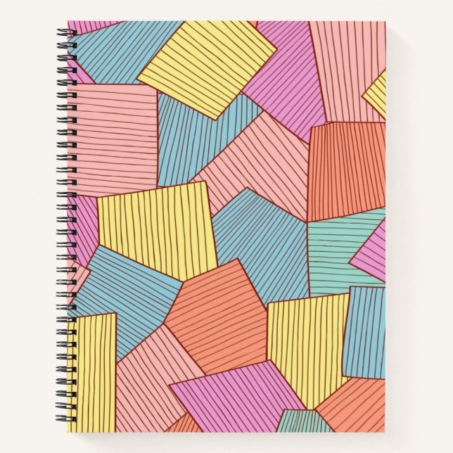 Carnet motif Abstrait (Devant)