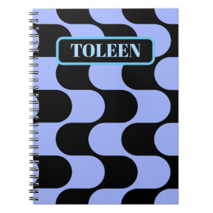 Carnet Motif Abstrait coloré personnalisé