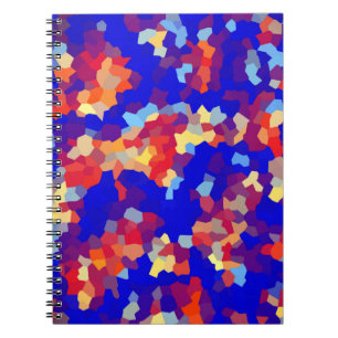 Carnet Motif Abstrait Crystal